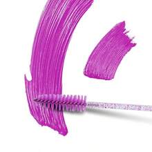 200/100/50/10 Pcs Eyelash Brushes, Mascara Wands (With Storage Case), Bendable Disposable Eyebrow Brushes, Eyelash Extension Brushes, Eyebrow Brushes, Castor Oil Brushes (Crystal Purple) - Purple - View 7