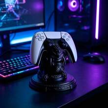 1個幽靈面孔戰士遊戲控制器收納架 3D列印遊戲主機支架 桌面裝飾收納擺飾 - A - 查看 1