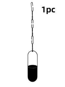 1pc Nordic Style Hanging Planter With Detachable Chain, Green Plant Hanging Pot, Garden Decor Flower Pot, Indoor Foliage Plant Hanging Planter - Hanging Chair - View 13