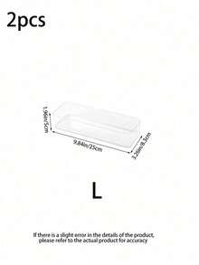 1/2/4/5pcs Transparent Stackable Jewelry Storage Boxes, Drawer Dividers, Clear Visible Dust-Proof, Necklace Bracelet Earring Ring Sorting Storage, Large Capacity Home Jewelry Organizer Tray - Clear - View 12
