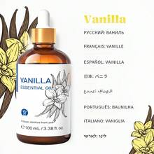 HIQILI 100mL/3.38Fl.Oz. 精油附滴管與旅行瓶，薰衣草、茉莉、尤加利、玫瑰、薄荷、香草油，適用於香氛擴香機、加濕器、護膚、護髮、沐浴、DIY香氛、按摩、放鬆、手工皂與蠟燭製作 - 多種香味 - 查看 36