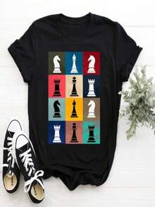 Women T-Shirts - Black - View 1