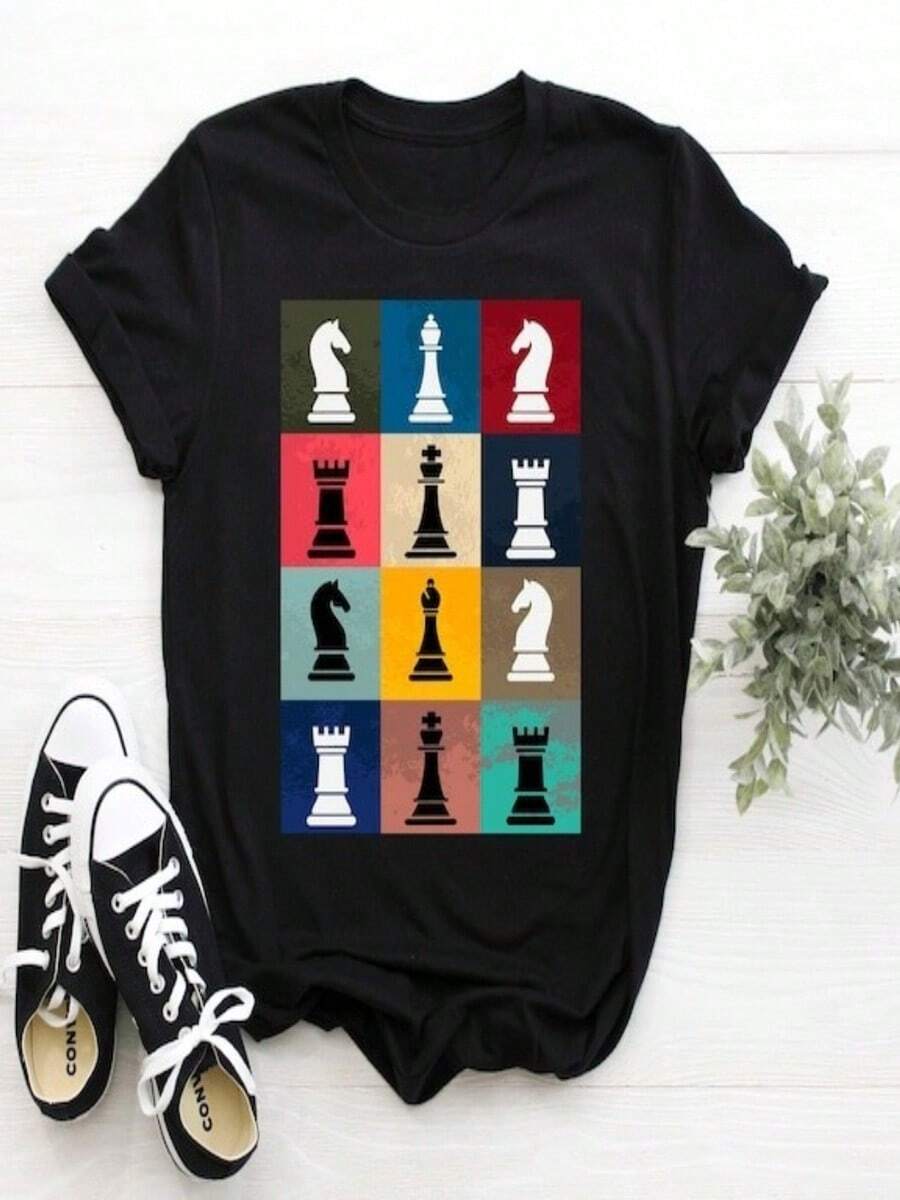 Women T-Shirts - Black - View 1