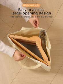 1PC Clothes Hanger Storage Bag Large Capacity Clothes And Underwear Storage Bag Multifunctional Family Portable Sundries Organizing Bag - Multicolor - View 2