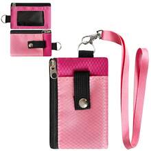 Multifunctional Outdoor Card Holder, Lanyard Short Wallet, Multi-Pocket Zipper Coin Purse With See-Through Window For Student ID Card, Unisex Style, Travel Use, Ideal Gift - Multicolor - View 10