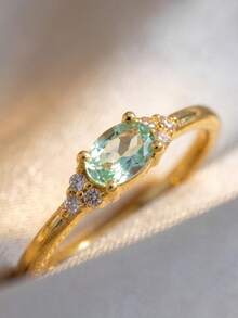 European And American Fashion Elegant Shiny Ring, Suitable For Wedding, Engagement And Party Wear - Multicolor - View 7