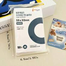 1/3pcs Transparent Small Card Sleeves, 56x87/63.5x88cm, PP Material, Minimalist Portable, Suitable For Celebrity Album Cards, Photo Collection, ID Card Storage, Bank Card, School Card Holder, Document Sleeve, Christmas Collection Gift - Multi-color - View 11