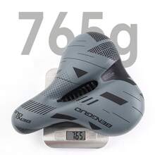 1pc Bicycle Wide Thick Comfortable Multi-Layer Shock-Absorbing Saddle, Mountain Bike Soft Seat Cushion - Multicolor - View 10