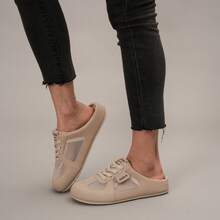 Women's Casual Sports Flat Shoes, Athletic Sandals - Khaki - View 8