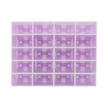 20Pcs Plastic Shoe Boxes Stackable Large Shoe Storage Boxes With Lids - Clear - View 5