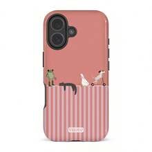 VESPOP Contrast Color Striped Phone Case, Vintage INS Style Full Coverage Shockproof Protective Cover - Compatible With Iphone 18/17/16/15/14/13/12/11 Pro Max/Pro Plus/12 Mini/13 Mini, Compatible With Galaxy S26 S25 S24 S23 S22 S21 Plus Ultra, Compatible With Pixel 8 9 10 PRO - Mixed Color 2 - View 6
