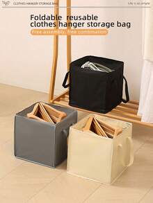 1PC Clothes Hanger Storage Bag Large Capacity Clothes And Underwear Storage Bag Multifunctional Family Portable Sundries Organizing Bag - Multicolor - View 3