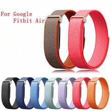 سوار معصم متوافق مع Air Straps، إكسسوارات، حزام ساعة رياضي من النايلون ل- Air Bands، سوار حلقة، حزام نشط قابل للتنفس، متتبع لياقة بدنية - لجهاز  Fitbit Air - مشاهدة 12