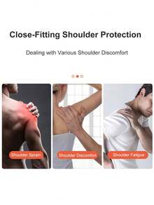 Cofoe Rotator Cuff Shoulder Brace For Women & Men - Support - Gray-UNI Compression Sleeve, Pain Relief, Adjustable Strap, Fits Left Or Right Arm, AC Joint, Labrum Tear, Dislocation, For Sleeping - View 5