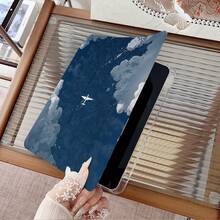 1件平板電腦保護殼，相容 iPad 11/A16/10th/Air4/5/6/Pro 12.9/2024/2025/2020/2021/2022/2023/10.2/10.9/Mini7，相容 Galaxy Tab A8/A9 Plus/S6 Lite/S7/S9FE PLUS/S10 Plus，相容 5/5pro/6/6pro/7/7pro/6s Pro，適用於工作、旅行和居家使用，可折疊平板電腦保護殼 - 彩色 - 查看 4