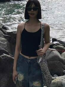 日韓風極簡慵懶美學大容量波點小眾設計輕便清新通勤購物日常單肩腋下托特包 - 銀色 - 查看 3
