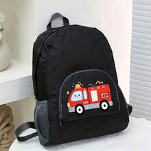 1pc Multifunctional Large Capacity Backpack, Car Design, Suitable For Hiking, Outdoor Activities, Fitness, School And Travel, Lightweight, Foldable, Equipped With Dual Zippers And Printed Design, Large Capacity Storage Bag - Multicolor - View 12