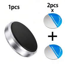 1pc Car Phone Holder Mini Ultra-Thin Magnetic 360° Rotating Dashboard Clip Strong Grip One-Hand Operation Compatible With IPhone And Android Phones Hands-Free Car Accessory Travel Essential Father's Day Gift Summer Road Trip - Mini Magnetic Version - View 9