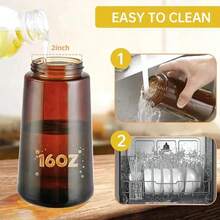 High Grade Olive Oil Dispenser Bottle,Light-Blocking Blocks UV Rays & Preserves Flavor, Dual-Use Spray & Oil Pot,  Light-Proof Label, Splash Proof, Suitable For Kitchen & Outdoor Cooking - Black - View 7