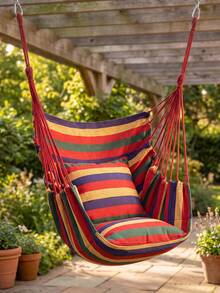 Portable Outdoor Hammock, Hanging Chair, With Hanging Chair, Sturdy Fabric Hanging Chair, Comfortable And Durable Hanging Chair, Perfect For Outdoor, Patio - Multiple Styles and Colors - View 10