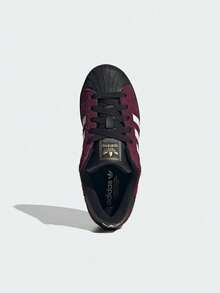 Adidas Originals 中性款 SUPERSTAR II W 低筒運動休閒鞋 KJ4614 - 酒紅色 - 查看 4