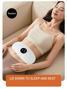 Portable Electric Waist And Abdominal Massage Belt, USB Rechargeable Abdominal Massager With LED Digital Display, 6 Adjustable Working Modes, For Waist And Abdominal Muscle Relief, Home Use - Multicolor - View 10