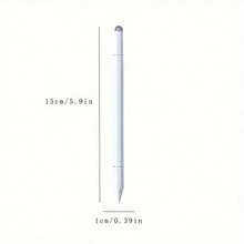 3-In-1 Touchscreen Stylus Pen, High Precision High Sensitivity, Compatible With All Tablets, Compatible With All Phones, Compatible With All Touchscreens, Black/White 2 Colors, Gift For Friends, No Battery Required - Multicolor - View 3