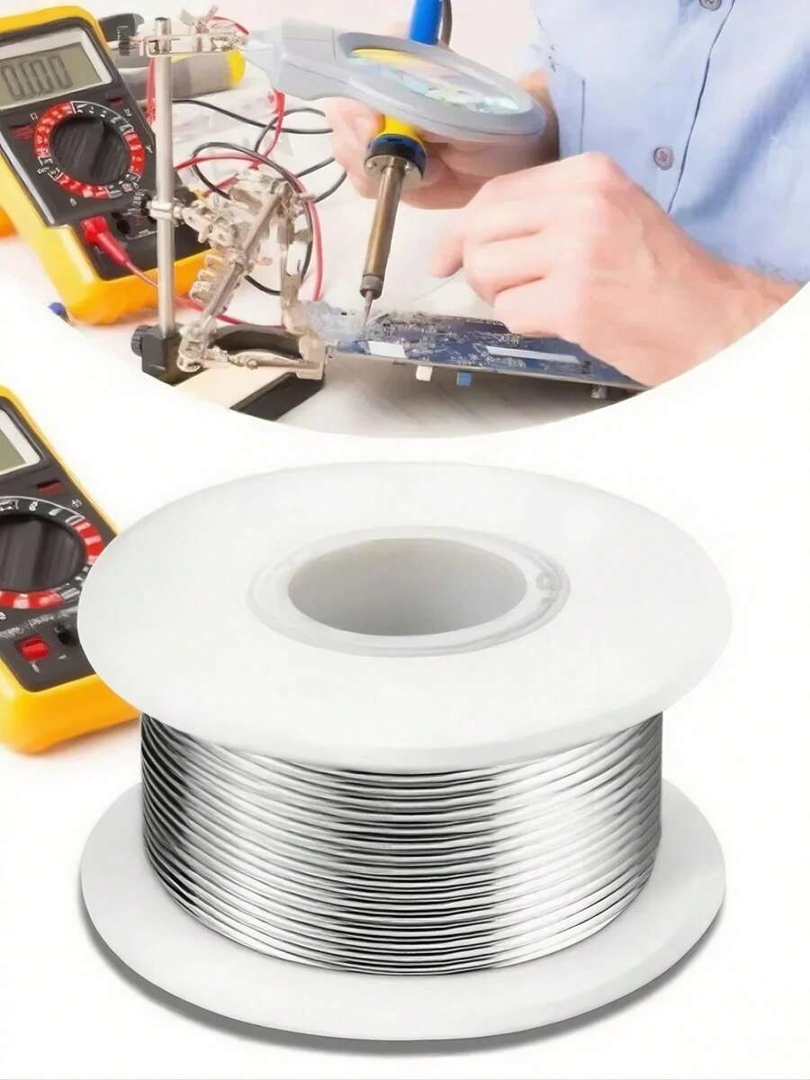 Rosin Core Solder Wire, Low Temperature Stainless Steel Soldering Wire With Flux, Fast Welding Bright Solder Joint, Compatible With Lighter & Soldering Iron, For Home Outdoor Repair, Electronics, Circuit Board & Electrical DIY