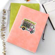 1pc Book Lover Bookish Express, Cute Bookish Sticker For Laptops, Water Bottles, Notebooks, And Cups, For Students, Teachers, Librarians, Writers, Romance Readers, Perfect Gift For Humans Who Are Always On The Bookish Express - 1 Pc - View 5
