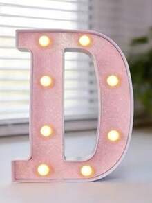 22/21/16cm Decorative LED Glowing Numbers And Letters, Plastic Neon Number Light Sign, Battery Powered Number Light, DIY Letters And Numbers, Suitable For Birthday, Christmas, Bar And Wedding Decoration - LED Letter and Number Lights - View 23