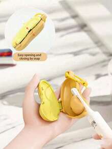 Banana-Shaped Oral Care Storage Tool, Mini Portable "2-In-1". Built-In Silicone Toothpaste Bag, Can Store Toothpaste, With Drawstring Design, Easy To Drain And Hang, Suitable For Business Travel And Travel, Also Can Be Used As A Portable Cosmetic Storage Box For Bedroom. - Multicolor - View 8