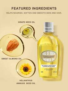 L'Occitane Almond Shower Oil 250ml - 8.4 FL.OZ. - ALMOND SHOWER OIL - View 5