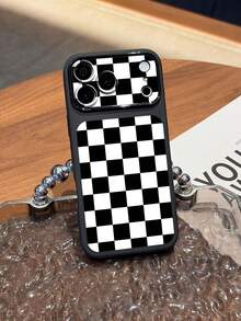 黑白棋盤格手機殼 360°全方位保護 TPU 磨砂霧面手機殼，適用於 iPhone 手機殼與 Galaxy 手機殼，17 Pro Max 手機殼保護殼，可愛手機殼，適用於 iPhone 13 手機殼、 15 手機殼、 16 Pro Max 手機殼、 16 手機殼、 14 手機殼、 15 手機殼、 16 Plus 手機殼，Galaxy 手機殼可作為禮物或個人使用 - 彩色 - 查看 7