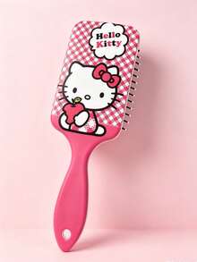 SANRIO 1件兒童卡通KT貓印花氣墊髮梳，適合所有髮質，生日派對禮物、開學校園禮物，日常聚會造型氣墊梳，梳髮時按摩放鬆頭皮 - 彩色 - 查看 6