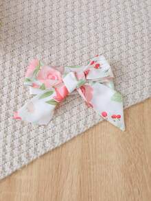 Baby Girl Romper Set Cartoon Rabbit Flutter Sleeve Bodysuit And Pants And Headband Autumn Pastoral Style Outfit - White - View 6