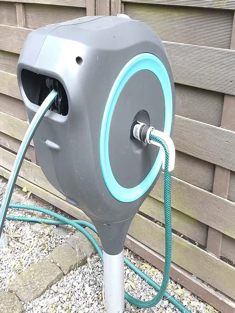 1pc Garden Hose Anti-Tangle Protector, Easy Install Detachable Elbow Sleeve, Outdoor Hose Reel Accessory, 3D Printed Pipe Protection Tool - A - View 1
