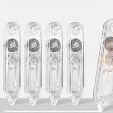 5pcs Transparent Design Modern Tone White Pull-Out Correction Tape, Quick Dry Instant Correction, School Office Supplies Easy To Use, Ins Style Popular Gradient Silent Smooth - A27 Correction Tapes - View 17