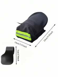 3pcs Set (2 Reflective Gloves And 1 Cruise Assist Clip), Motorcycle Handlebar Windproof Gloves, Sun Protection Waterproof Windproof, Motorcycle Handlebar Accessories Set, Suitable For Bicycle And Motorcycle Handlebar Enhancement, Winter Use Windproof, Motorcycle Handlebar Pad, Motorcycle Handlebar Grip - Multicolor - View 11