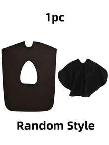1pc High-Quality Anti-Static Haircutting Cape, Made Of Anti-Adhesion Fabric, Perfect For Precision Haircuts. Tailored For Barbers And Stylists, Featuring Transparent Design And Premium Materials, Ideal For Hair Salon Use - Multicolor - View 5