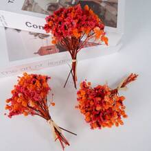 1/3/6/9/12Pcs Versatile Mini Artificial Flower Bouquets Suitable For Christmas Halloween Gathering Home Decorations Great For Card Embellishments Wedding Favour Box Fillers And Groomsmen Boutonnieres - MY-819 - View 6