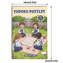 Puzzles Sudoku classés par âge, 3-6 ans, 6-9 ans, 9-12 ans & 12+, Jeux de grille de nombres progressifs du débutant au défi, Concentration & Attention, Logique numérique, Pensée critique, Résolution de problèmes, Activité sans écran pour la maison, la salle de classe et les voyages - Sudoku par tranche d'âge - Voir 4