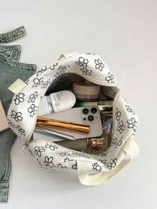 1PC Minimalist Handbag, Casual And Elegant, Zipper Design, Adjustable Shoulder Strap, Suitable For Daily Outings And Travel, Can Easily Hold Daily Essentials, Versatile Item, Suitable For Various Styles And Occasions, Also Can Be Given As A Gift To Friends. - Multicolor - View 10
