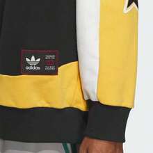 Adidas Sudadera con capucha de manga larga y bloques de color para hombre - Negro - Ver 2