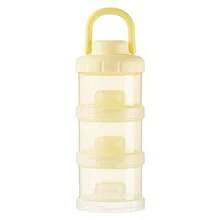 3-Layer Baby Formula Dispenser Portable Travel Detachable Newborn Baby Large Capacity Airtight Storage Container With Compartments - Multicolor - View 14