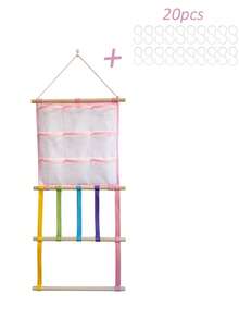 1pc Hair Accessory Storage Rack, Headband Storage Rack, Suitable For Girls, With Hooks To Store Hair Clips, Headbands, Hair Accessories, Can Be Hung On Wall, Suitable For Decorating Girls' Room, Can Be Hung On Wall, Door Or Wardrobe - Multicolor - View 11