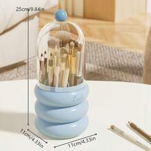 Makeup Brush Holder Desktop Multi-Function Storage Box - Multicolor - View 2
