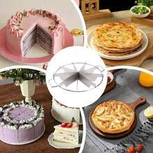 9-Inch Stainless Steel Cake Cutter, Tart Cutter, Stainless Steel Pizza And Cake Cutter - View 7