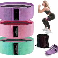 Set Yoga & Pilates 3-in-1, Cincin Pilates Ajaib, Bola Kebugaran Mini Lembut, Pita Resistensi Pinggul, Cocok untuk Latihan Kaki, Pinggul, dan Otot Inti di Rumah - A - View 9
