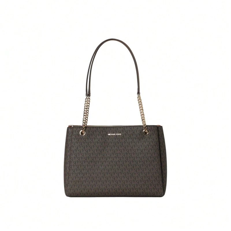 Michael Kors Soho 印花女式單肩手提包 35S6G1SE2B 棕色 - 棕色35S6G1SE2B BROWN - 查看 1
