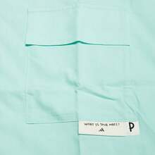 Adidas Spring/Summer Fashion Sports Casual Men's Woven Loose Short Sleeve Shirt JN4512 - Pale Blue-green - View 3